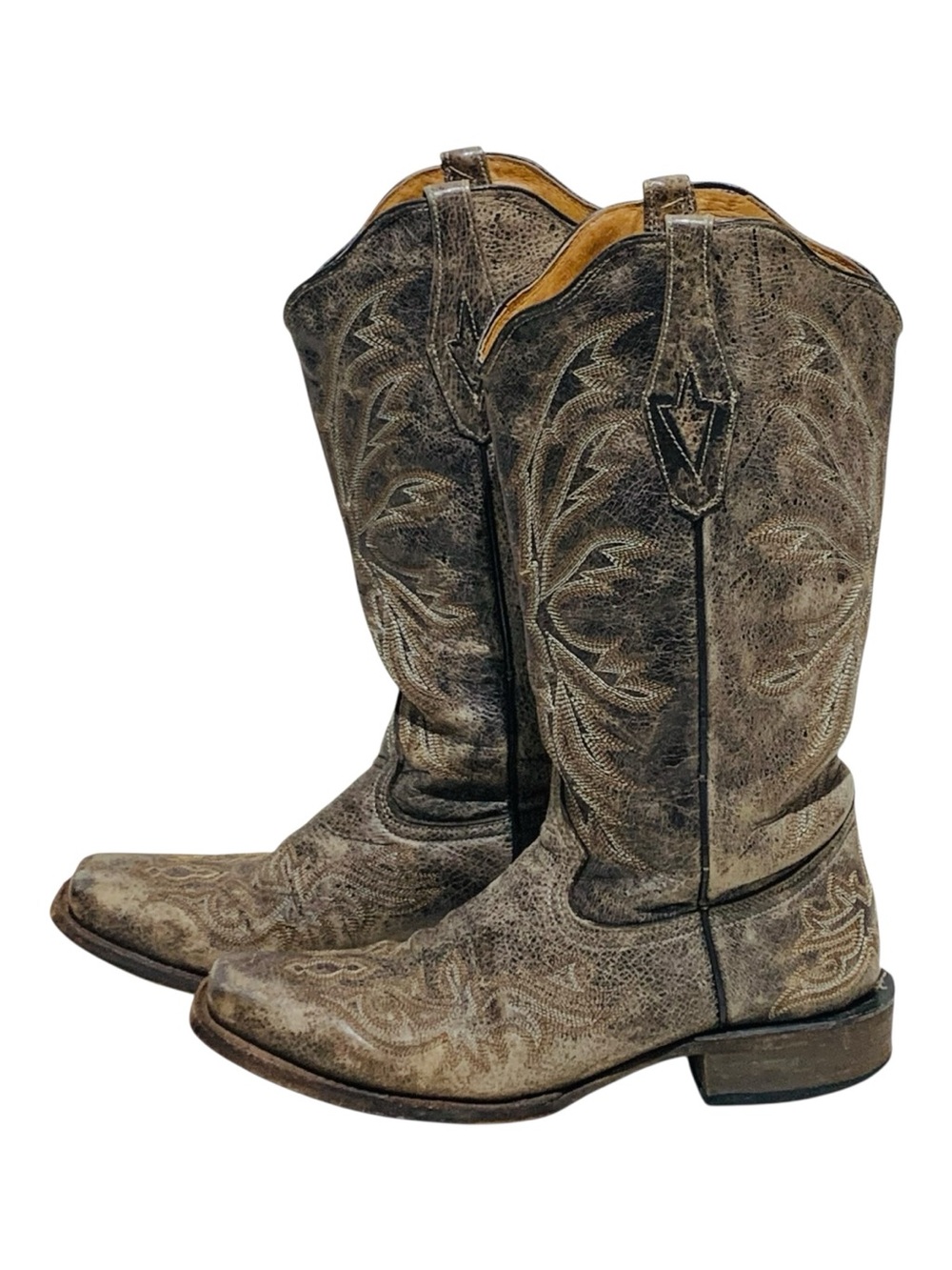 Women’s Tanner Mark #TML-42000 Cracke Orix Square Toe Boots Size 8.5